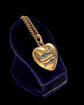 VINTAGE ZODIAC ‘PISCES’ DOUBLE FISH HEART PENDANT