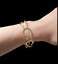 VINTAGE 9CT GOLD HORSESHOE BRACELET