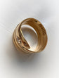 VICTORIAN 18CT GOLD & DIAMOND COILED SNAKE RING