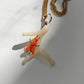 VICTORIAN CORAL FLY & BRANCH PENDANT