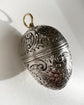 ANTIQUE SILVER EGG PENDANT