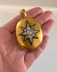HUGE VICTORIAN DIAMOND STAR LOCKET