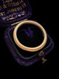 ANTIQUE 15CT GOLD STRIPED SPLIT RING