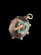 VICTORIAN DOUBLE HEART ROCK CRYSTAL PENDANT