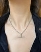ANTIQUE FINE SILVER PAPERCLIP ALBERT CHAIN