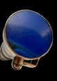VICTORIAN 15CT GOLD & COLOURED ENAMEL TRIPLE PROPELLING PENCIL PENDANT