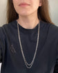 ANTIQUE FINE SILVER PAPERCLIP LINK GAURD CHAIN