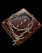 ANTIQUE SILVER TWISTED PAPERCLIP ALBERT CHAIN
