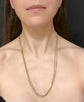 A FINE GEORGIAN TEXTURED BELCHER GUARD CHAIN