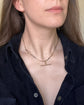 ANTIQUE BI-COLOUR 9CT GOLD & PLATINUM ALBERT CHAIN
