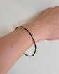 19TH CENTURY ELEPHANT HAIR & 18CT GOLD BANGLE