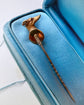 VICTORIAN 15CT GOLD WHIPPET DOG STICKPIN WITH HEART COLLAR