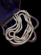 VICTORIAN SILVER SNAKE LINK CHAIN