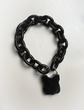VICTORIAN JET PADLOCK BRACELET