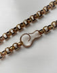 UNIQUE ANTIQUE 9CT GOLD SWIRL CHAIN EXTENDER