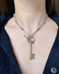 VINTAGE LARGE 9CT GOLD KEY PENDANT