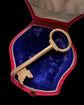 VINTAGE LARGE 9CT GOLD KEY PENDANT