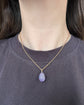 ANTIQUE AMETHYST & SAPPHIRE EGG PENDANT