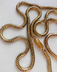 ANTIQUE 15CT GOLD BRAZILIAN / SNAKE LINK CHAIN