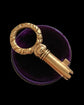 VICTORIAN 15CT GOLD BRAMAH KEY PENDANT