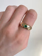ANTIQUE EMERALD & DIAMOND RING