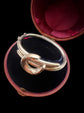 VICTORIAN CHUNKY SILVER HORSESHOE BANGLE