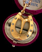 VICTORIAN 18CT GOLD & DIAMOND HORSESHOE PENDANT