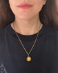 ANTIQUE 15CT GOLD POMANDER ORB PENDANT