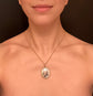 VICTORIAN PAINTED DOG LOCKET