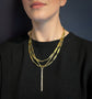 ANTIQUE OLD CUT DIAMOND BAR PENDANT