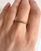 GEORGIAN 15CT GOLD LARGE SPLIT RING