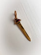 VICTORIAN RUBY & DIAMOND HORSESHOE NAIL PENDANT