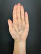 SILVER TWIST PAPERCLIP ALBERT CHAIN WITH TBAR