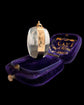 VICTORIAN ROCK CRYSTAL & 9CT GOLD ‘POOL OF LIGHT’ / ORB PENDANT