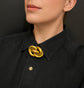 VICTORIAN 15CT GOLD CHUNKY KNOT BROOCH