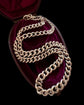 ANTIQUE CHUNKY SILVER CURB CHAIN