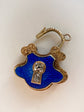 VICTORIAN 18CT GOLD PADLOCK WITH DIAMOND LOCK