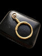 HUGE VICTORIAN 9CT GOLD SLIDING BOLT RING