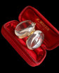 VICTORIAN ROCK CRYSTAL & 9CT GOLD ‘POOL OF LIGHT’ / ORB PENDANT