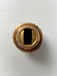 19TH CENTURY RUBY & ENAMEL 18CT GOLD SLIDER PENDANT