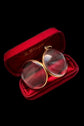 VICTORIAN ROCK CRYSTAL & 18CT GOLD LOCKET