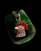 VICTORIAN DIAMOND & ENAMEL COCKEREL PENDANT