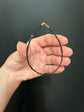 VICTORIAN ELEPHANT HAIR HORSESHOE BANGLE