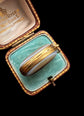 VICTORIAN BULLSEYE AGATE MOURNING LOCKET