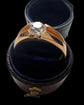 ANTIQUE OLD CUT DIAMOND & 18CT GOLD RING