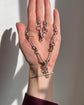 EDWARDIAN CHUNKY SILVER PAPERCLIP ALBERT CHAIN