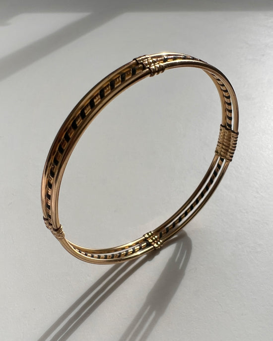 ANTIQUE ELEPHANT HAIR BANGLE