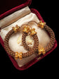 19TH CENTURY 18CT GOLD & WOVEN HAIR HOOP EARRINGS