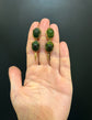 VICTORIAN DOUBLE SCARAB BEETLE EARRINGS