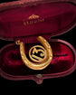ANTIQUE 9CT GOLD ‘LUCKY 13’ HORSESHOE PENDANT